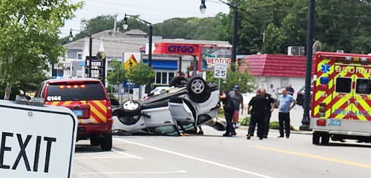 Rollover Crash Main Street Buzzards Bay